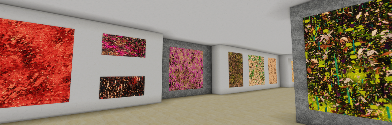 Breaking art: Synthesizing abstract expressionism through image rearrangement Teaser Image